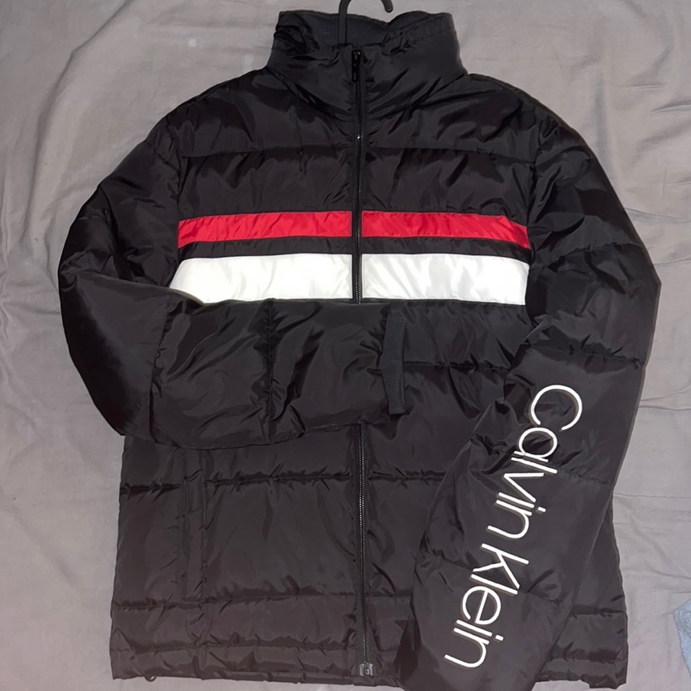 Black Calvin Klein Puffer Jacket